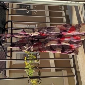 BCBGMaxAzria Botanical Halter Dress